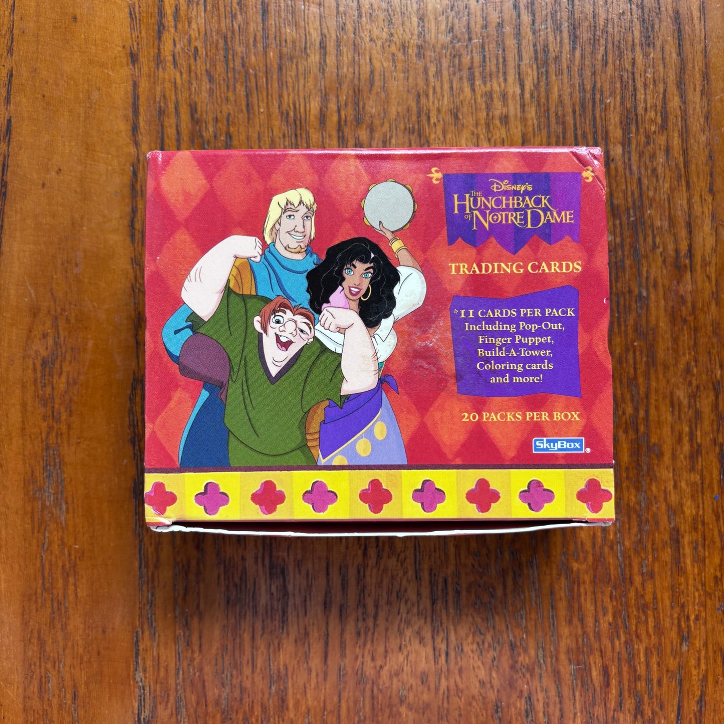 Vintage 90s The Hunchback of Notre Dame Trading Card Box (Full Set)