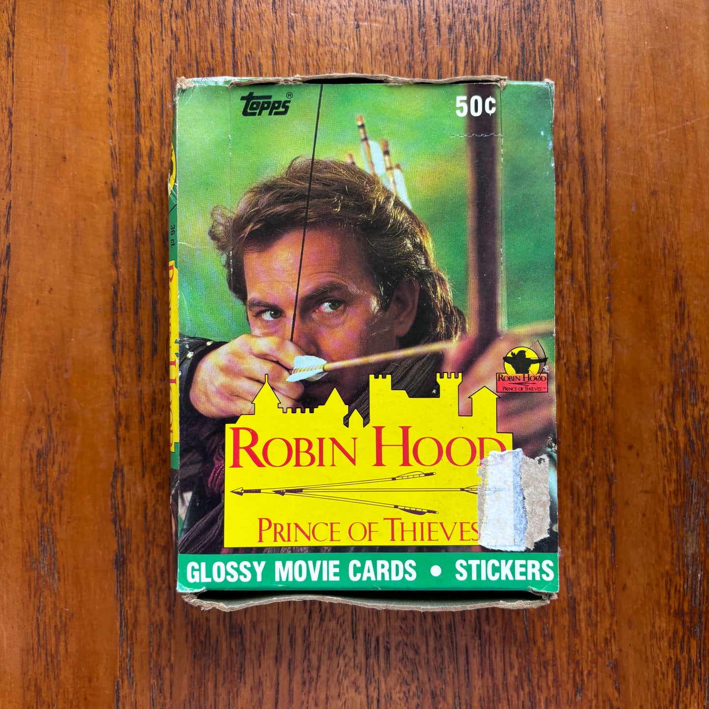 Vintage 90s USA Robin Hood Movie Trading Card Box (Full Set)