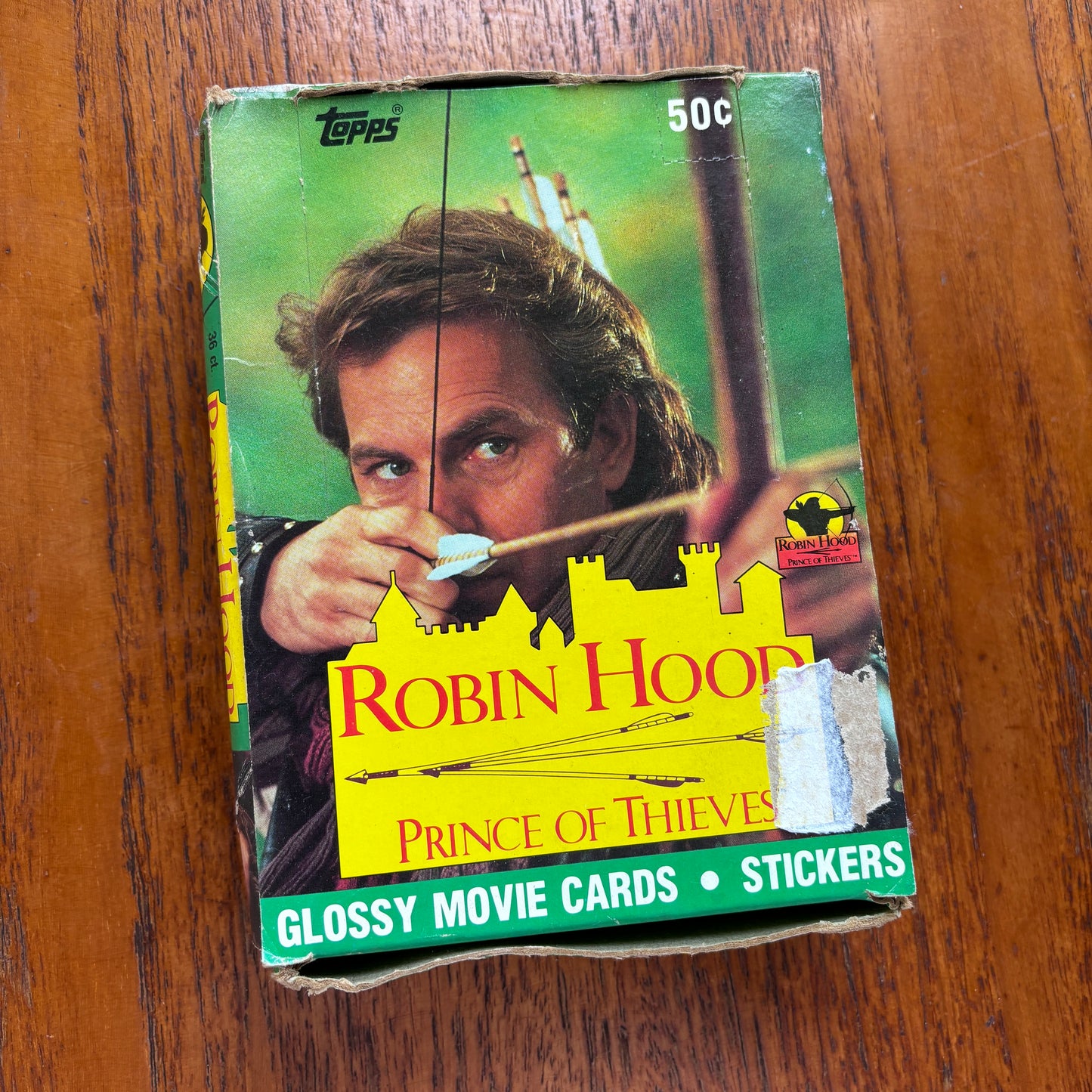 Vintage 90s USA Robin Hood Movie Trading Card Box (Full Set)