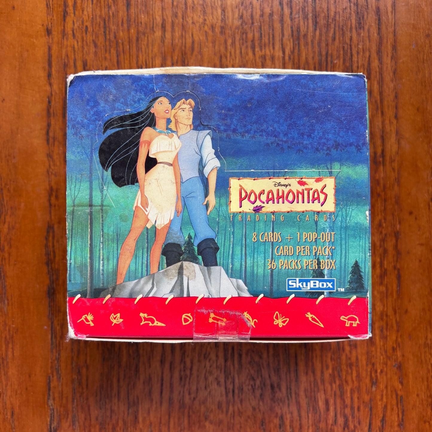 Vintage 90s USA Pocahontas Trading Card Box (Full Set)