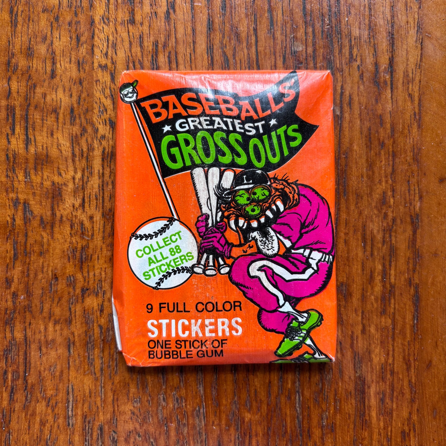 Vintage 1980s USA Baseball's Greatest Grossouts Trading Card Box (Full Set)