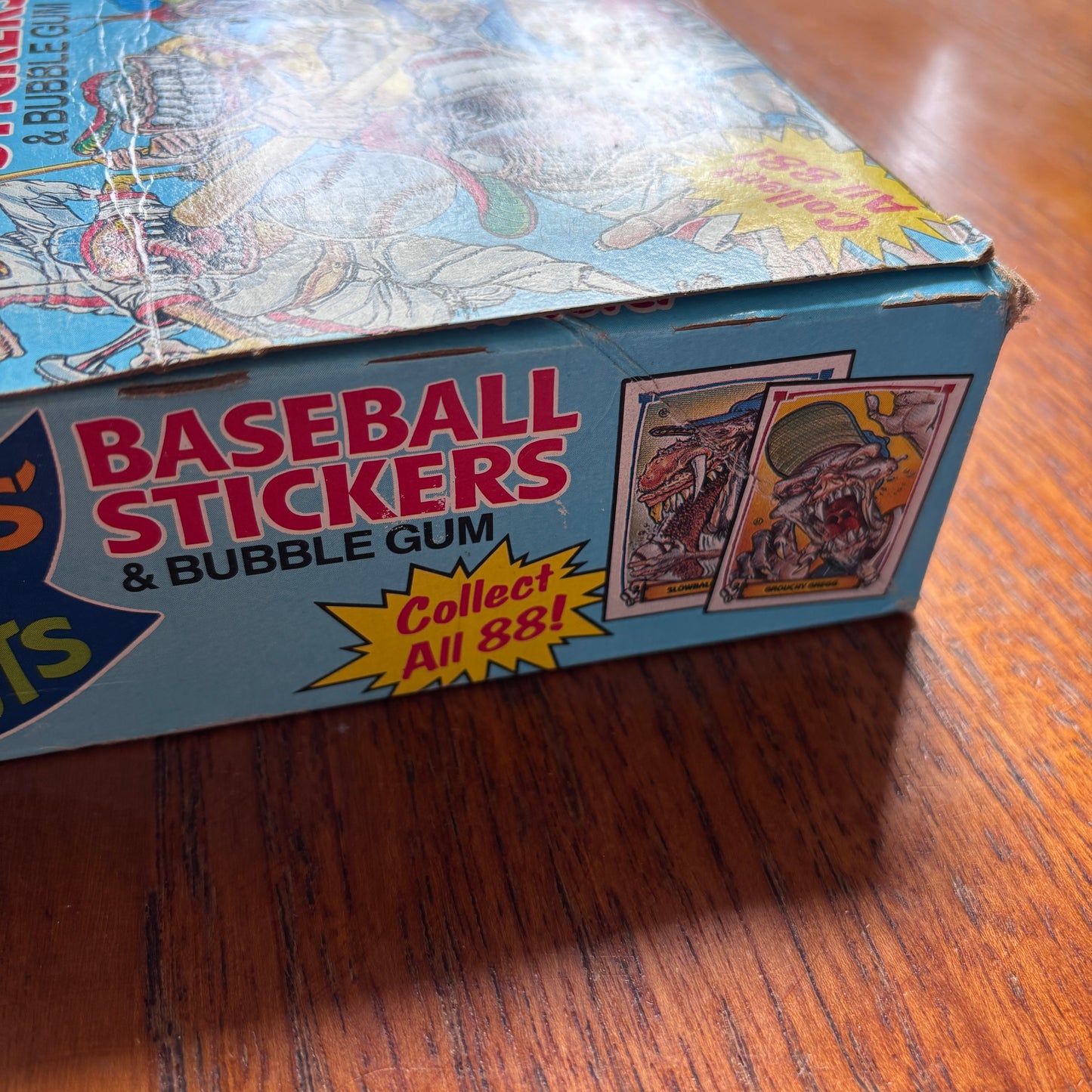Vintage 1980s USA Baseball's Greatest Grossouts Trading Card Box (Full Set)