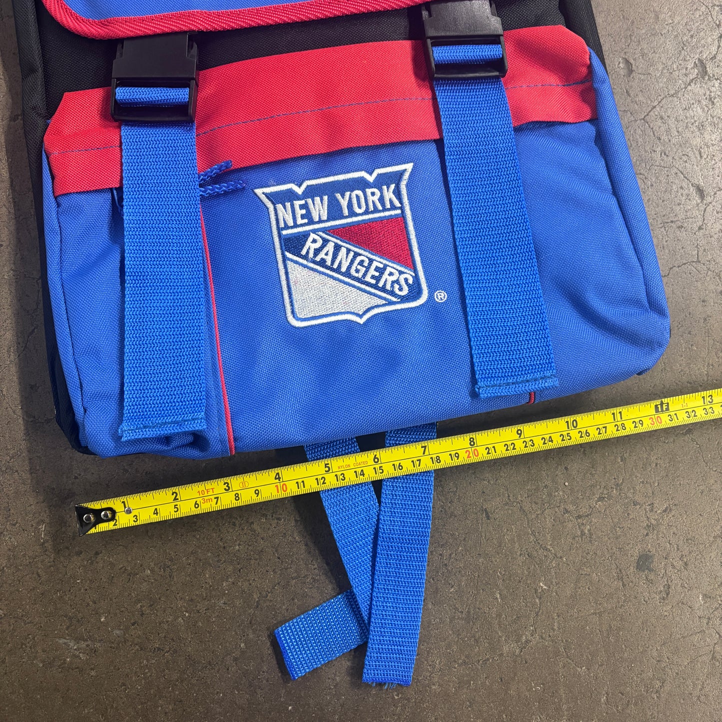 Vintage 90s USA New York Rangers NHL Ice Hockey Backpack (Deadstock)