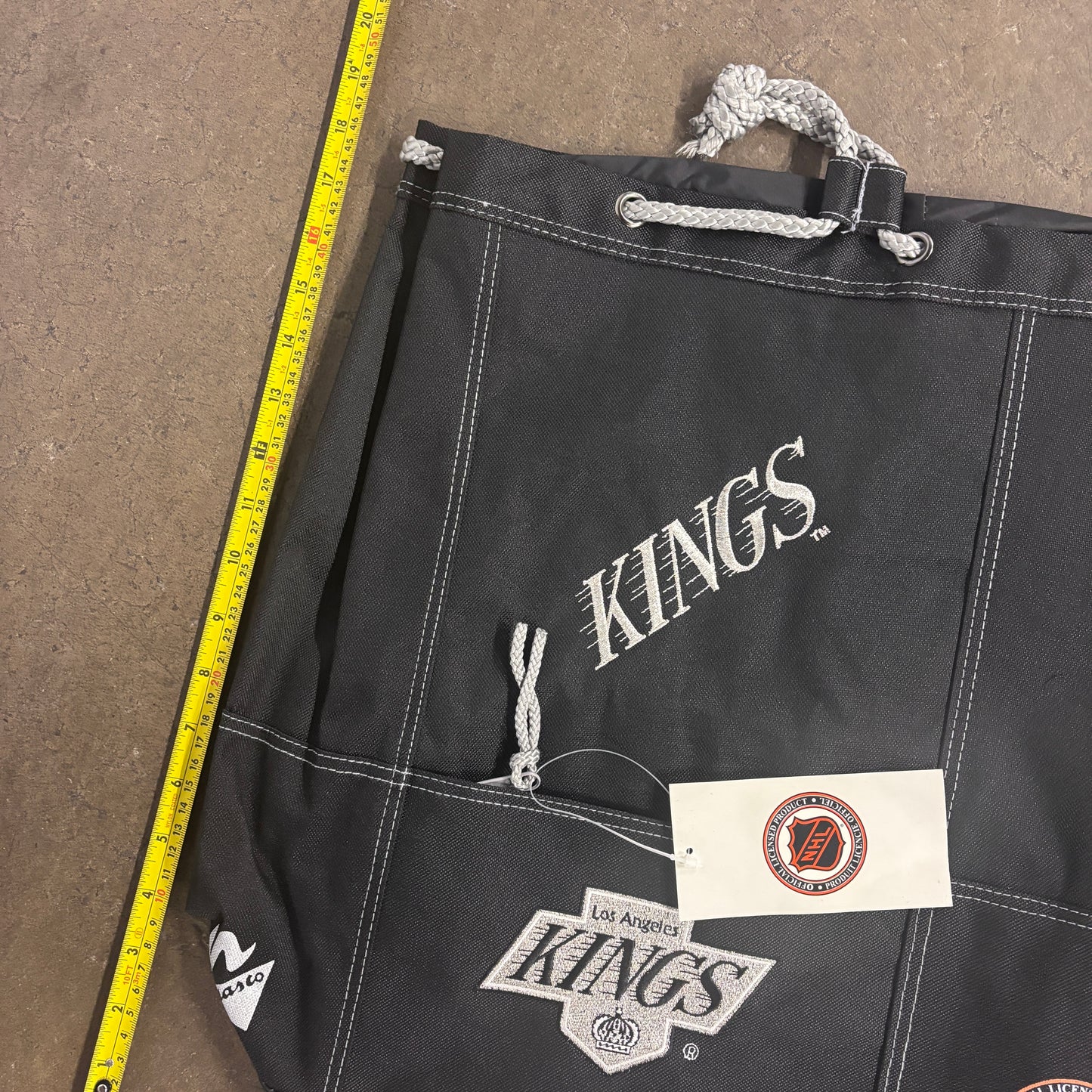 Vintage 90s USA Los Angeles Kings NHL Ice Hockey Backpack (Deadstock)