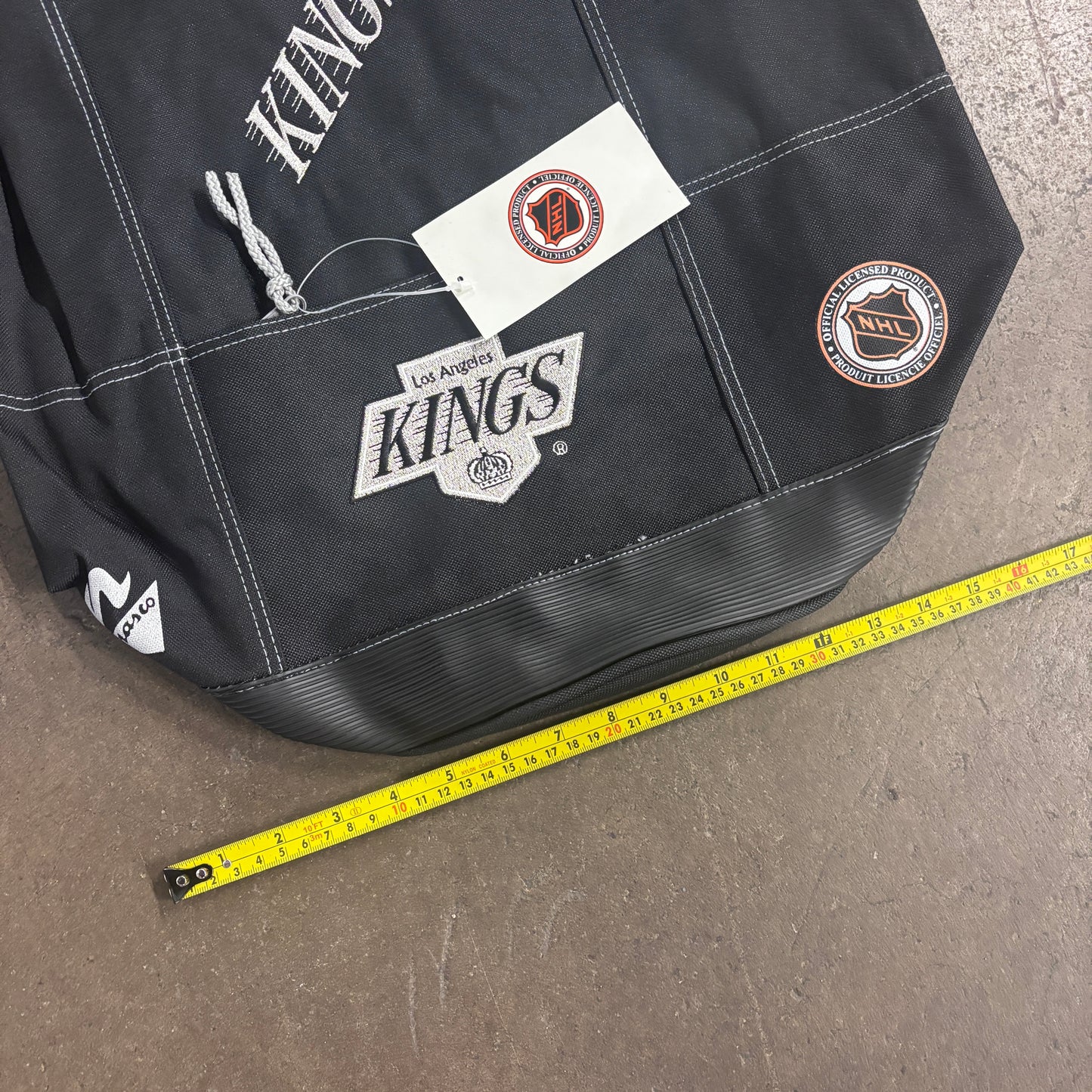 Vintage 90s USA Los Angeles Kings NHL Ice Hockey Backpack (Deadstock)