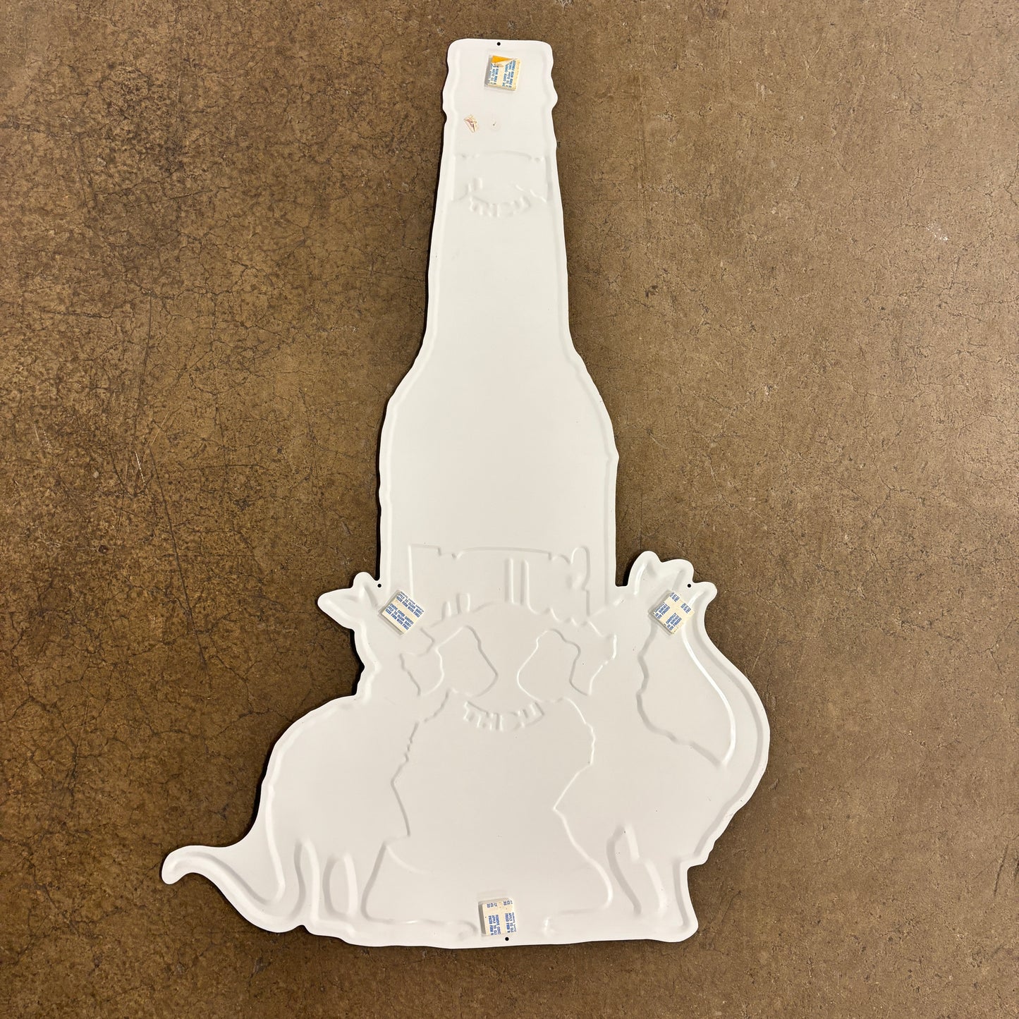 Vintage 90s USA Southpaw Light Metal Beer Sign