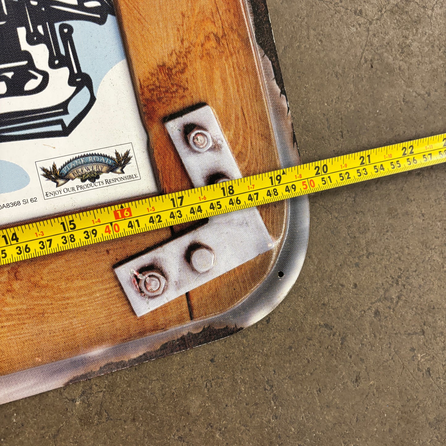 Vintage 90s USA Miller Lite Metal Beer Sign