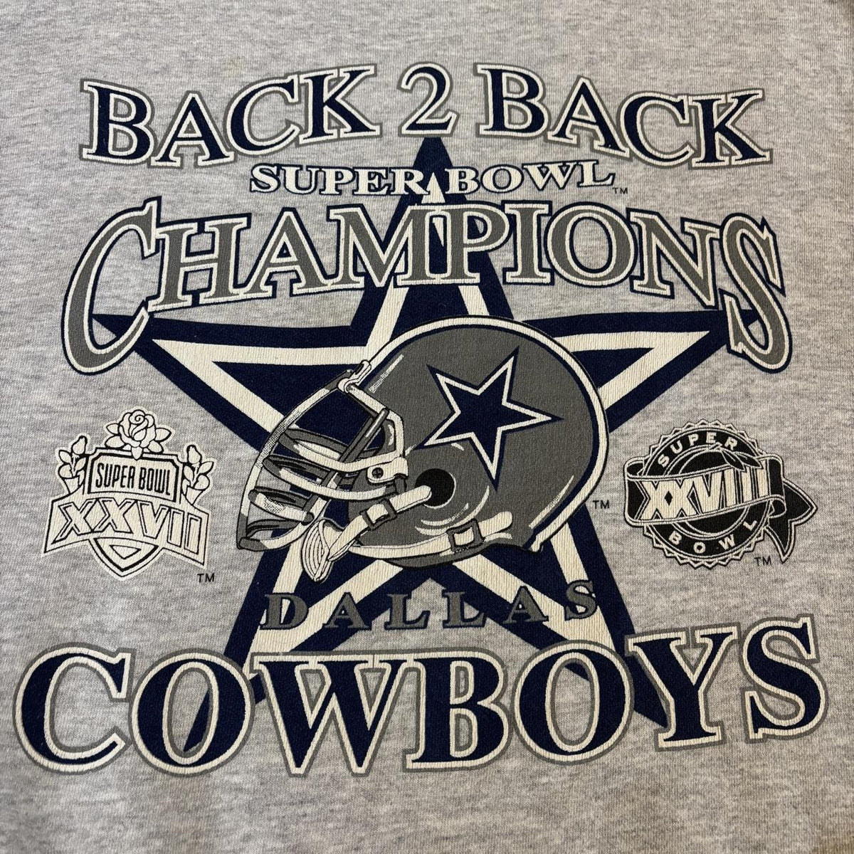 Vintage 90s USA Dallas Cowboys NFL American Football Super Bowl 27 sweatshirt