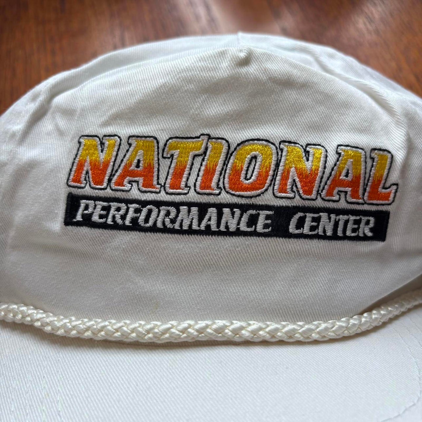 Vintage 90s USA National performance center athlete training camp graphic cap