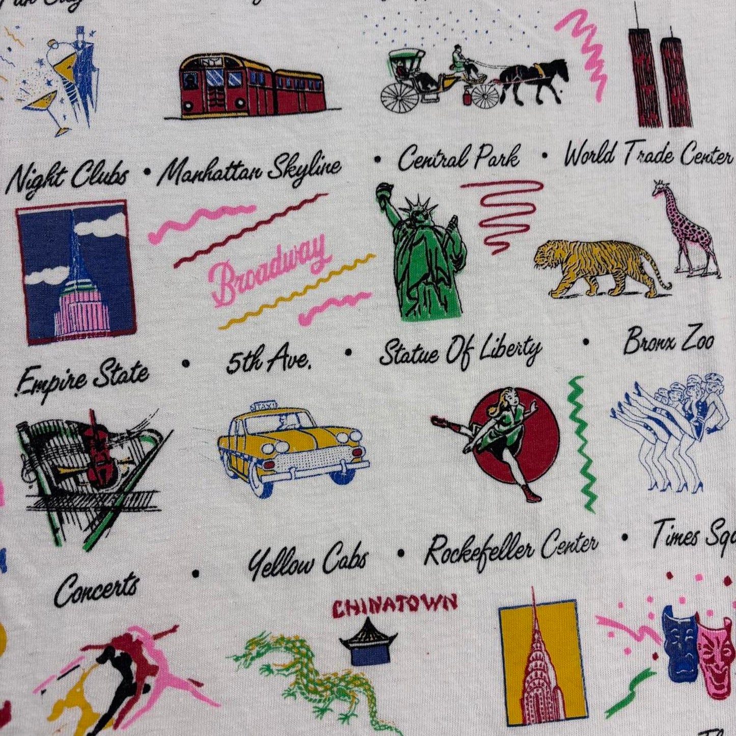 Vintage 90s USA New York City Expressions tourist souvenir graphic t-shirt