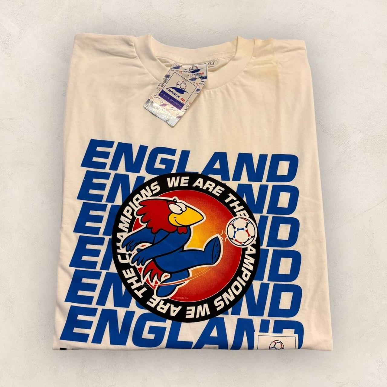 Vintage 90s France 98 World Cup FIFA graphic t-shirt