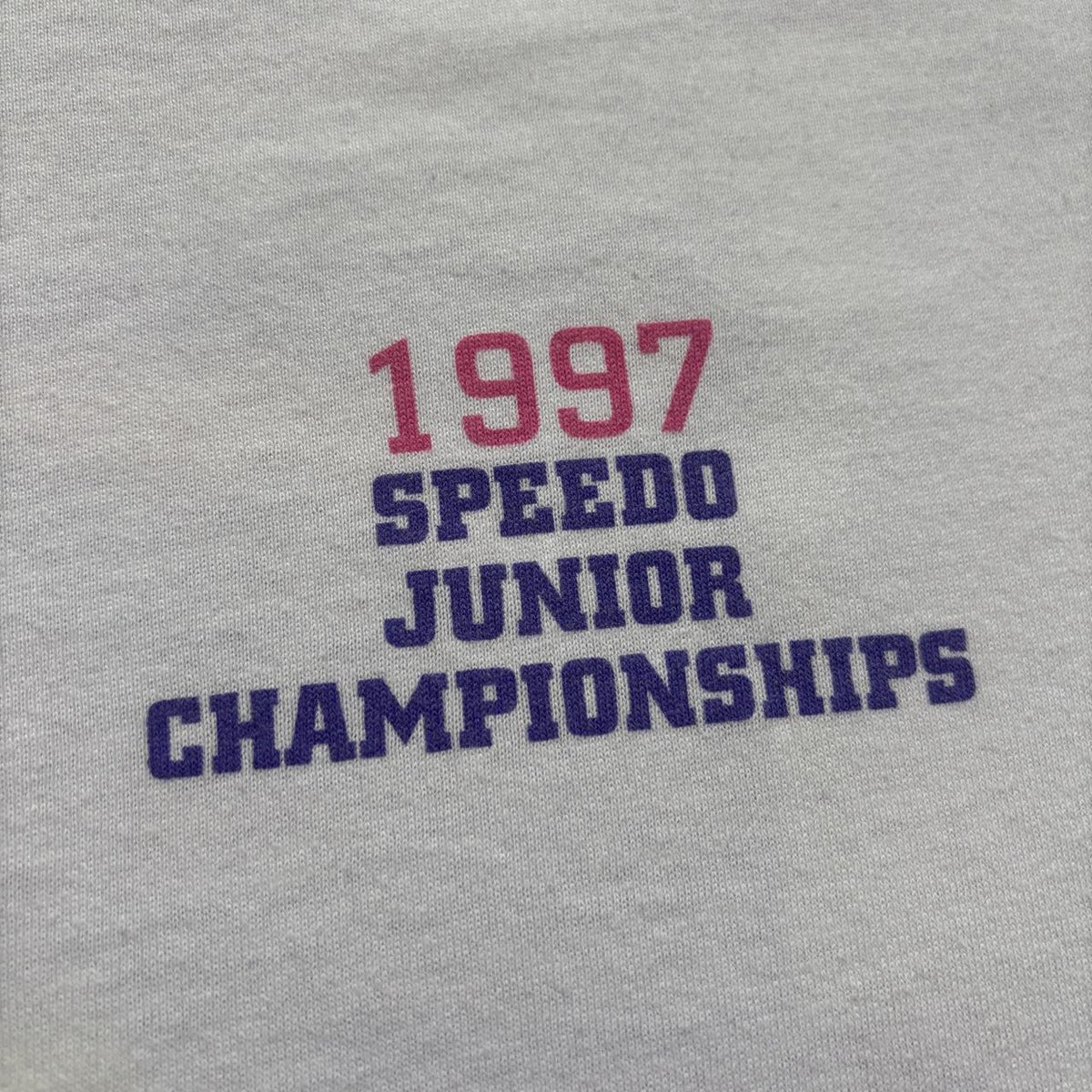 Vintage 90s USA Speedo junior swimming championships California t-shirt