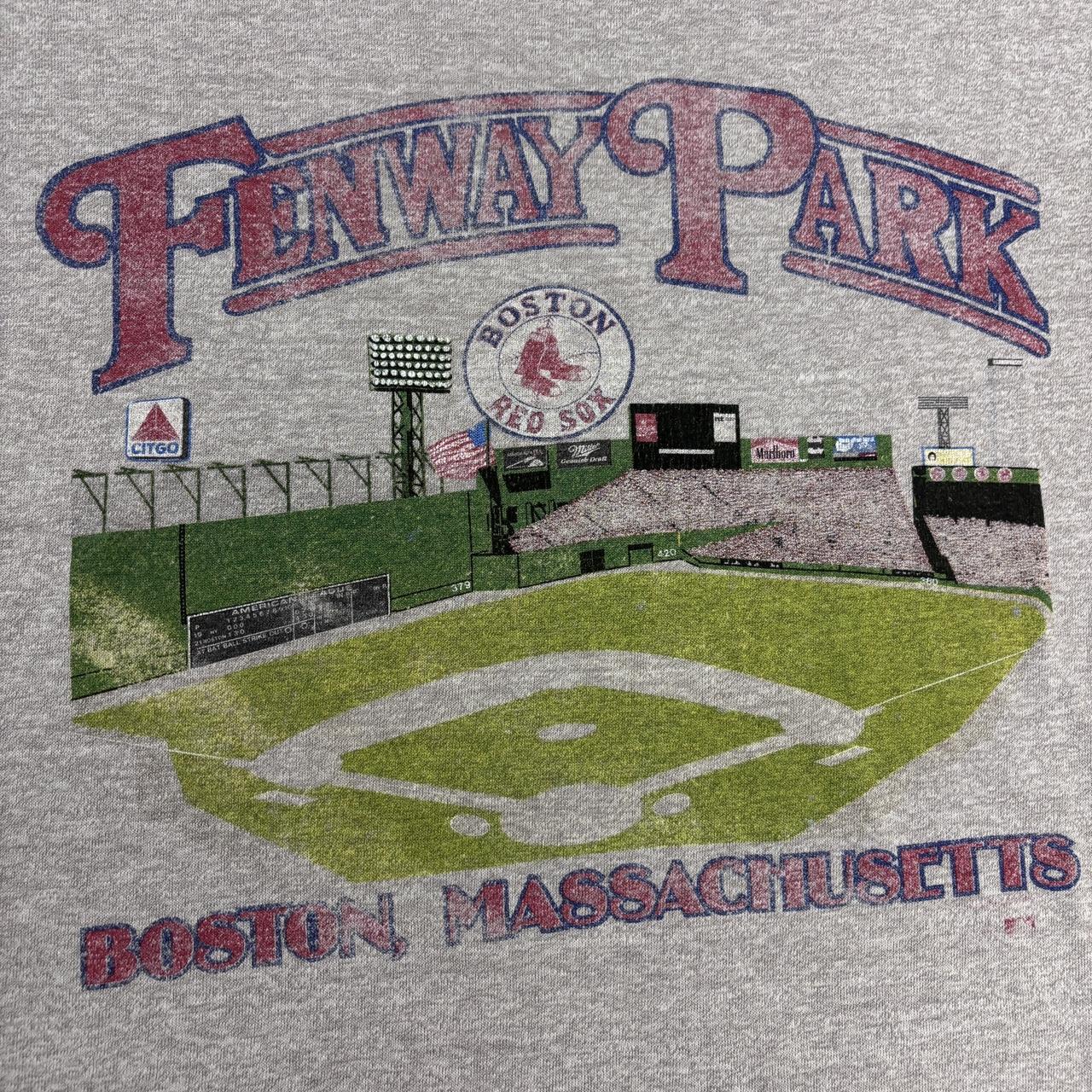Vintage 90s USA Boston Red Sox Fenway Park MLB baseball graphic t-shirt