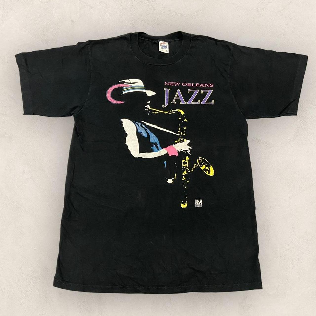 Vintage 90s USA New Orleans Jazz music Louisiana promotional graphic t –  Maple Leaf Vintage