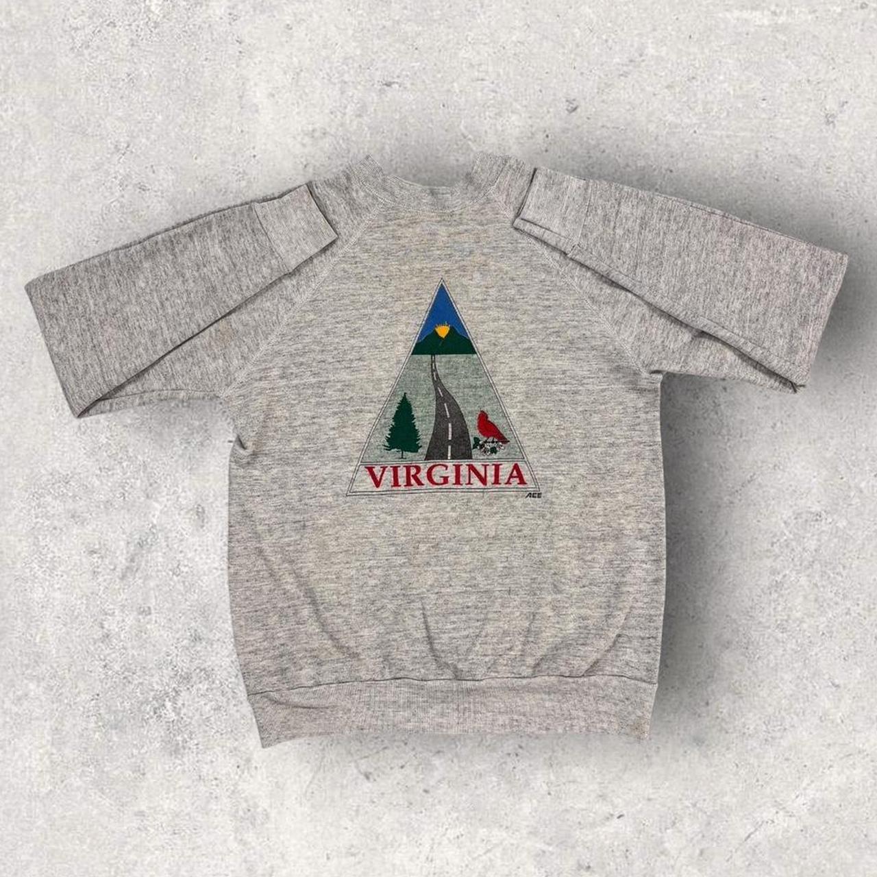 Vintage 90s USA Virginia state tourist souvenir graphic sweatshirt