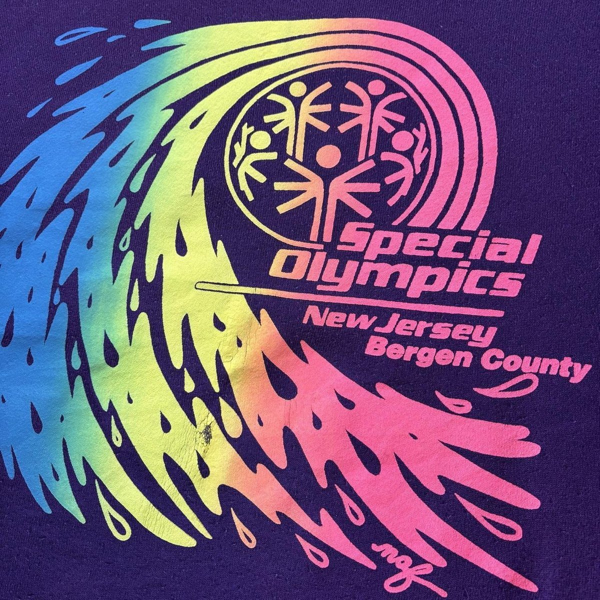 Vintage 90s USA Special Olympics New Jersey summer games athletics sweatshirt