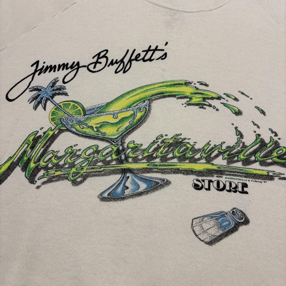 Vintage 80s USA Jimmy Buffet’s Margaritaville bar restaurant sweatshirt