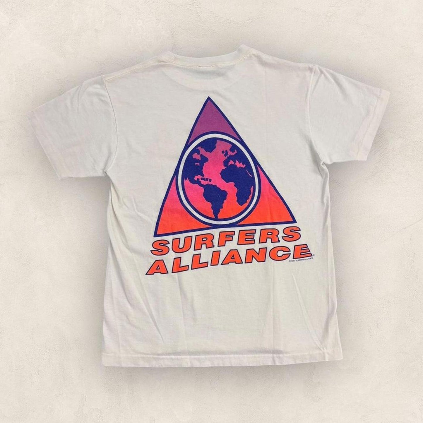 Vintage 90s USA Surfers Alliance surfing water sports graphic t-shirt