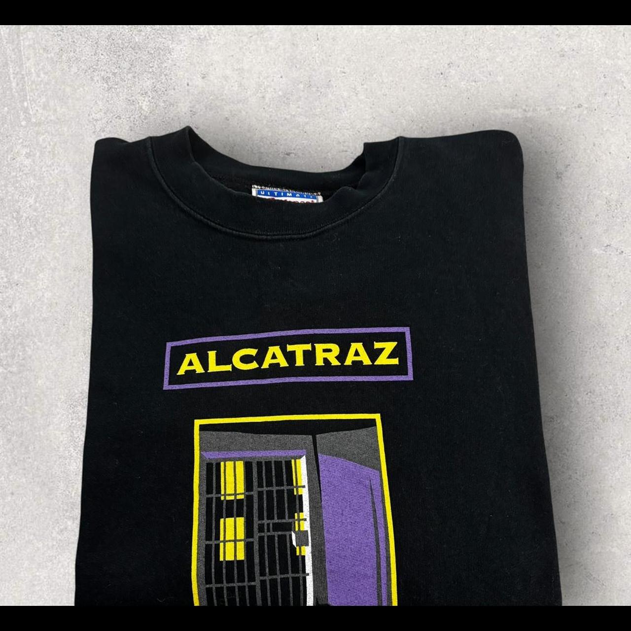 Vintage Y2K Alcatraz jail penitentiary San Francisco tourist souvenir graphic sweatshirt
