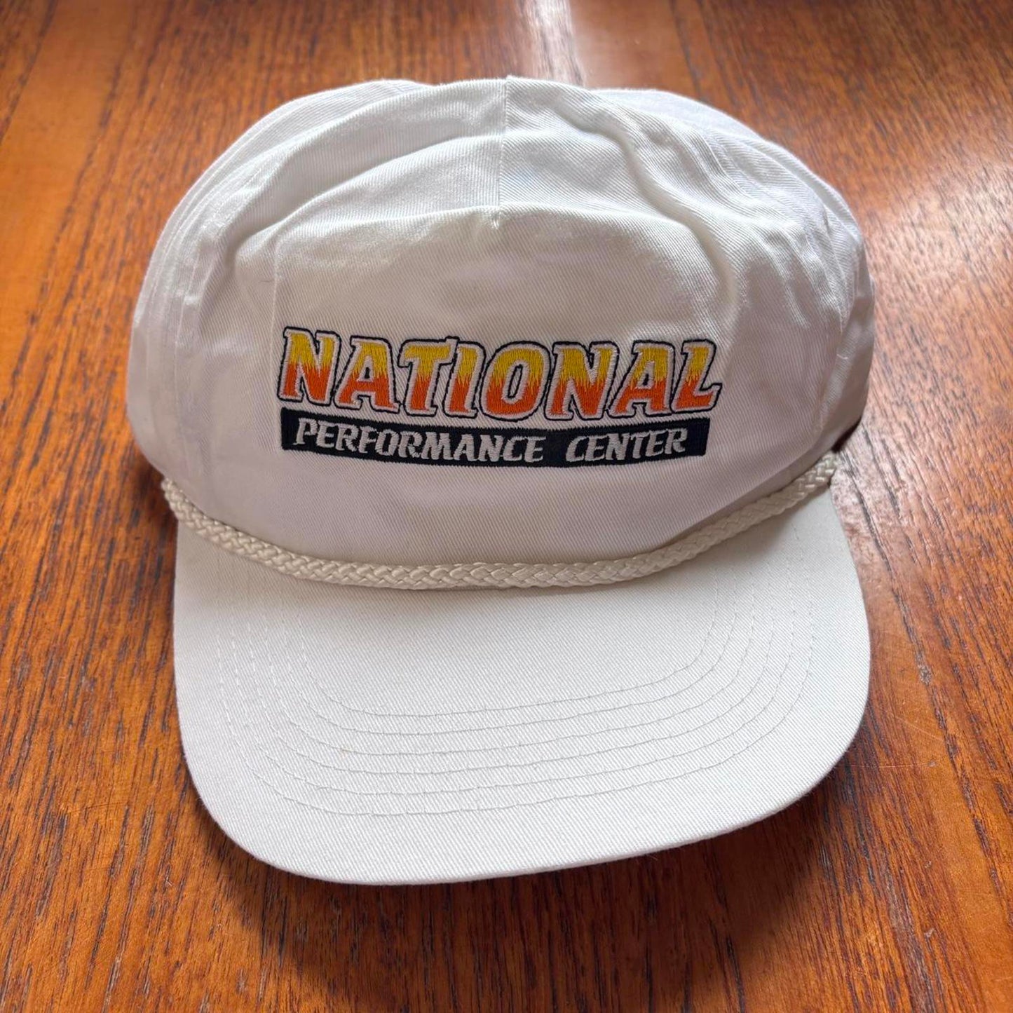 Vintage 90s USA National performance center athlete training camp graphic cap