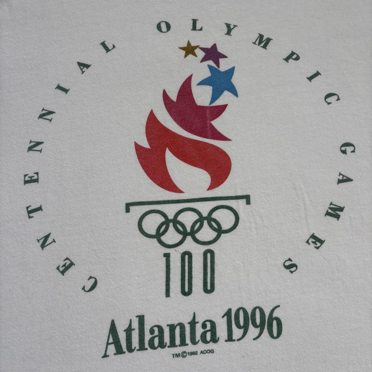 Vintage 90s USA Atlanta Olympics summer games athletics t-shirt