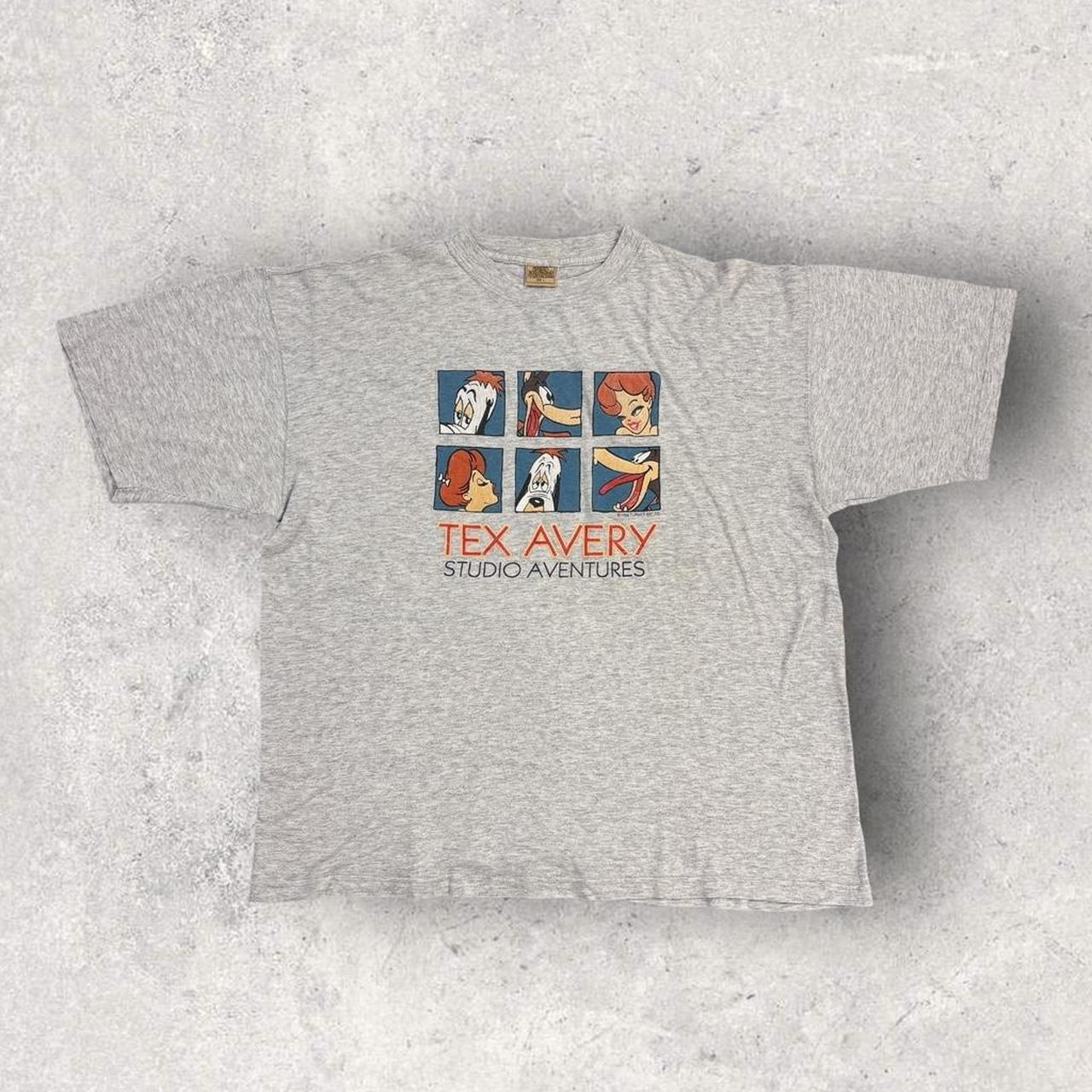 Vintage 90s USA Tex Avery Studio Adventures cartoon illustration graphic t-shirt