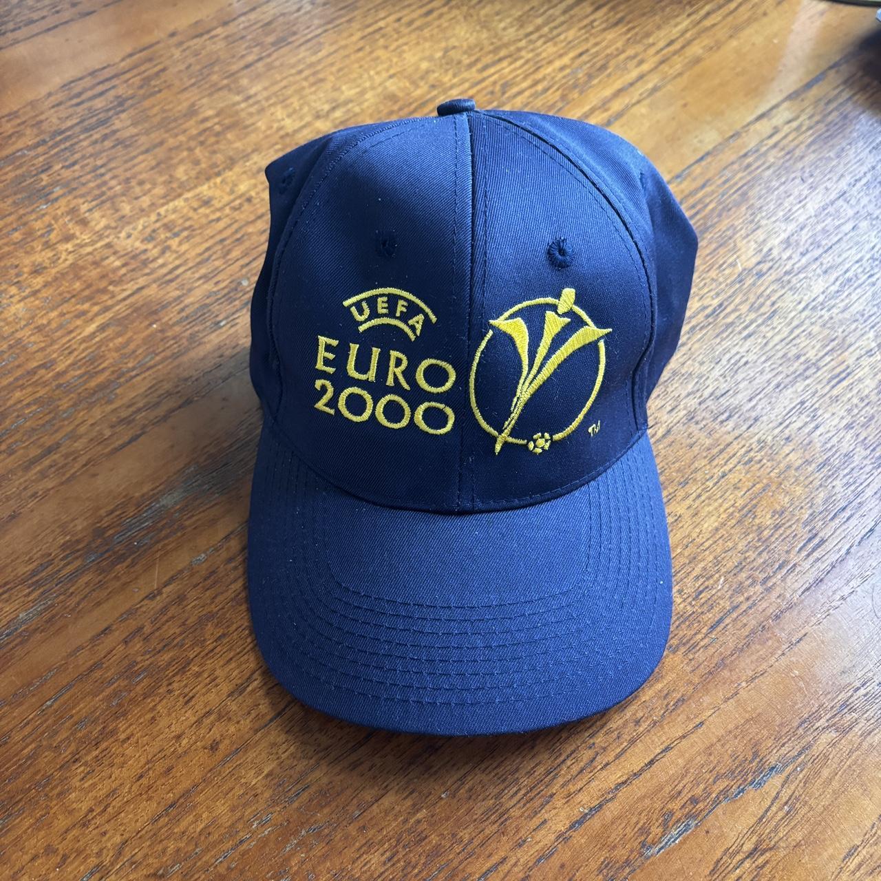 Vintage Y2K Euro 2000 football tournament graphic cap