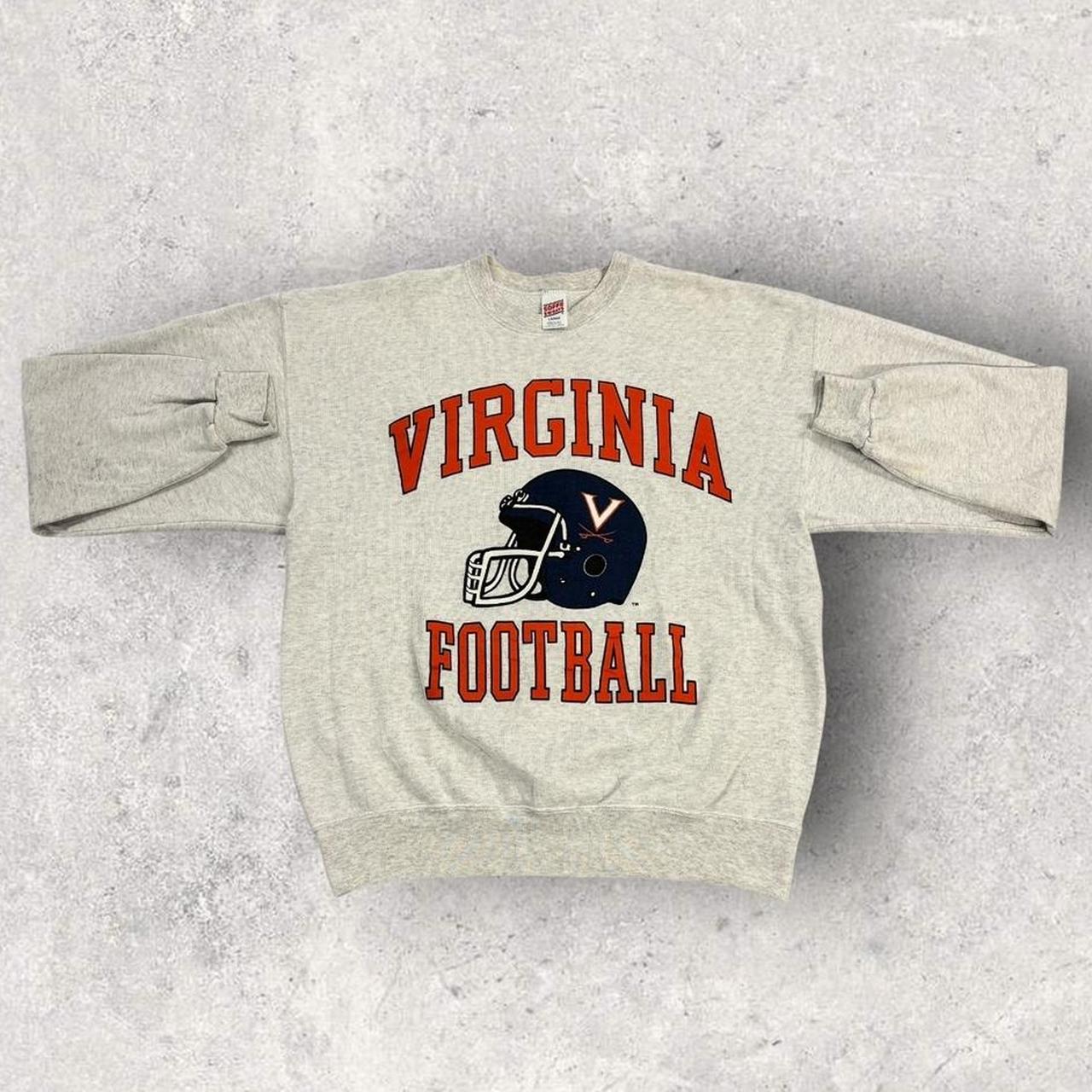 Vintage 90s USA Virginia American Football varsity university graphic sweatshirt