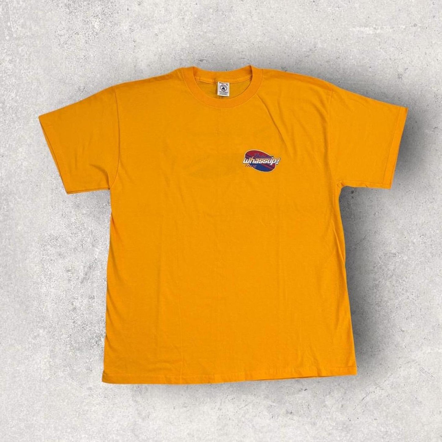 Vintage 90s USA Budweiser beer ‘Whassup’ TV advert promotional t-shirt