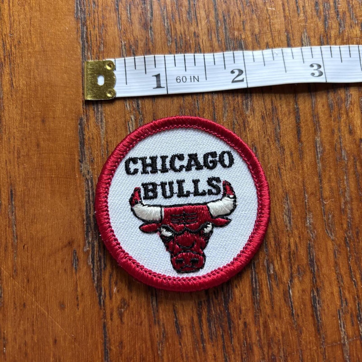 Vintage 80s USA Chicago Bulls NBA basketball embroidered patch
