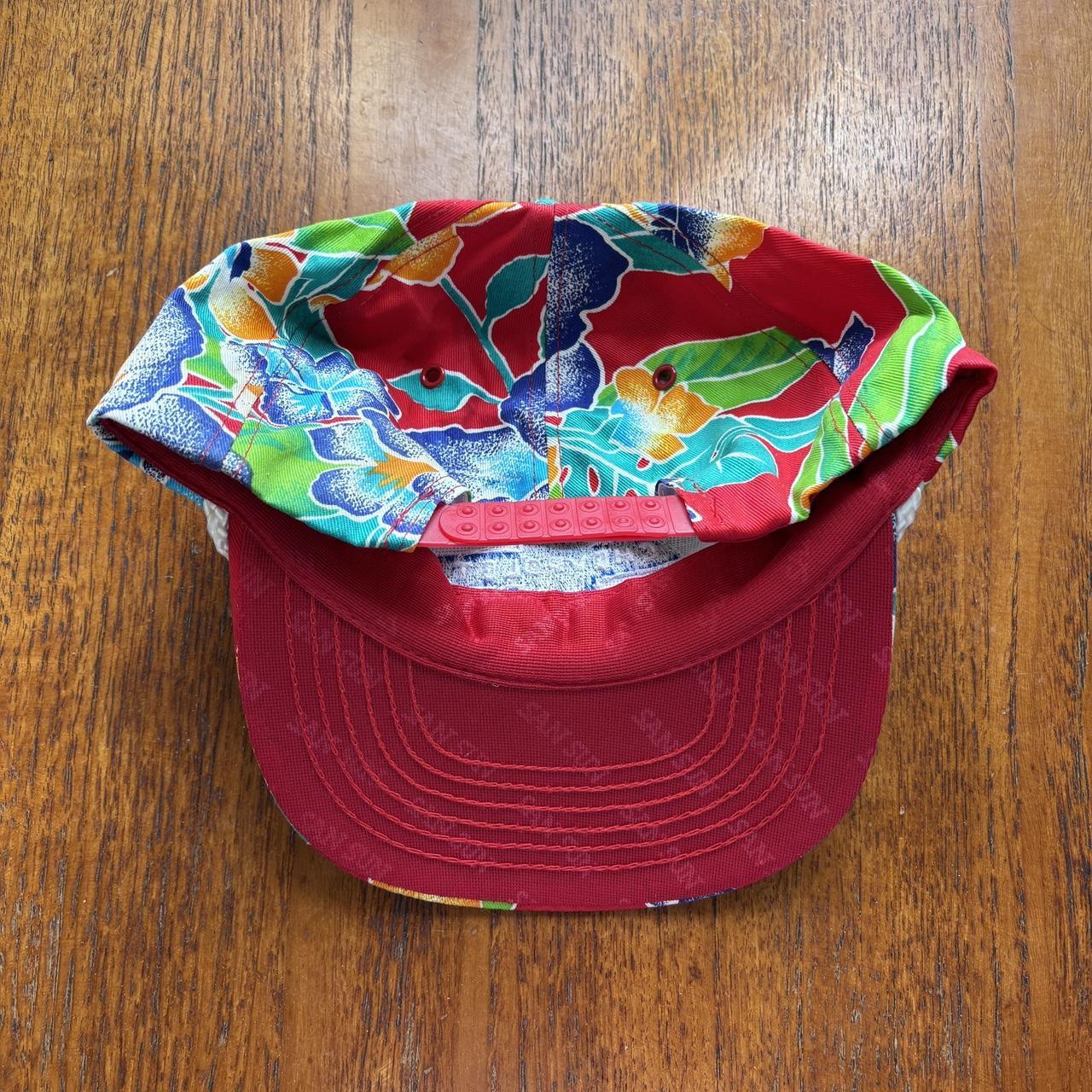Vintage 90s USA Larry Green Chevrolet dealership Arizona automobile motors floral cap