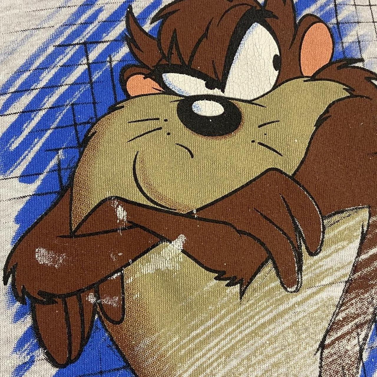 Vintage 90s USA Taz Tasmanian Devil California Looney Tunes cartoon graphic sweatshirt