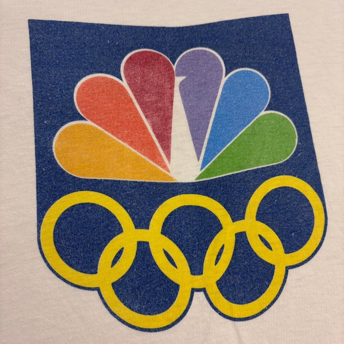 Vintage 80s NBC Seoul Olympics 1988 summer games athletics South Korea t-shirt