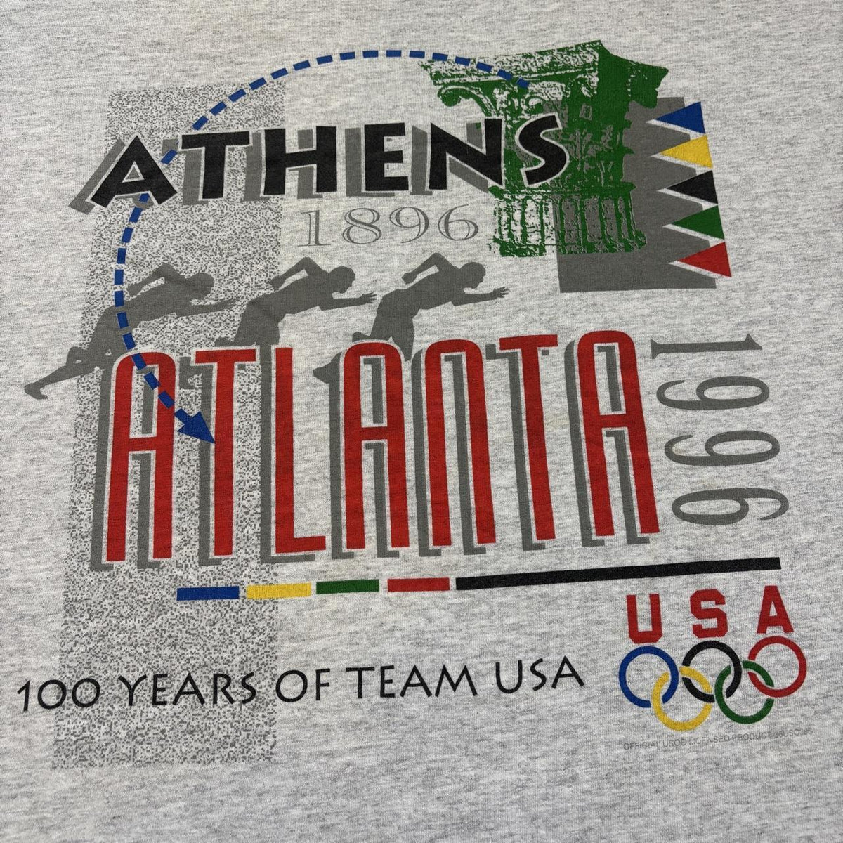 Vintage 90s USA Atlanta Olympics summer games athletics t-shirt