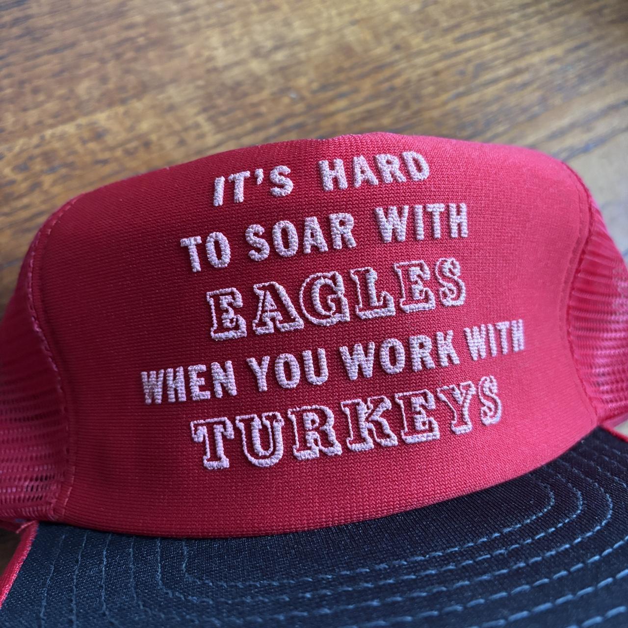 Vintage 90s USA novelty slogan humour graphic trucker cap