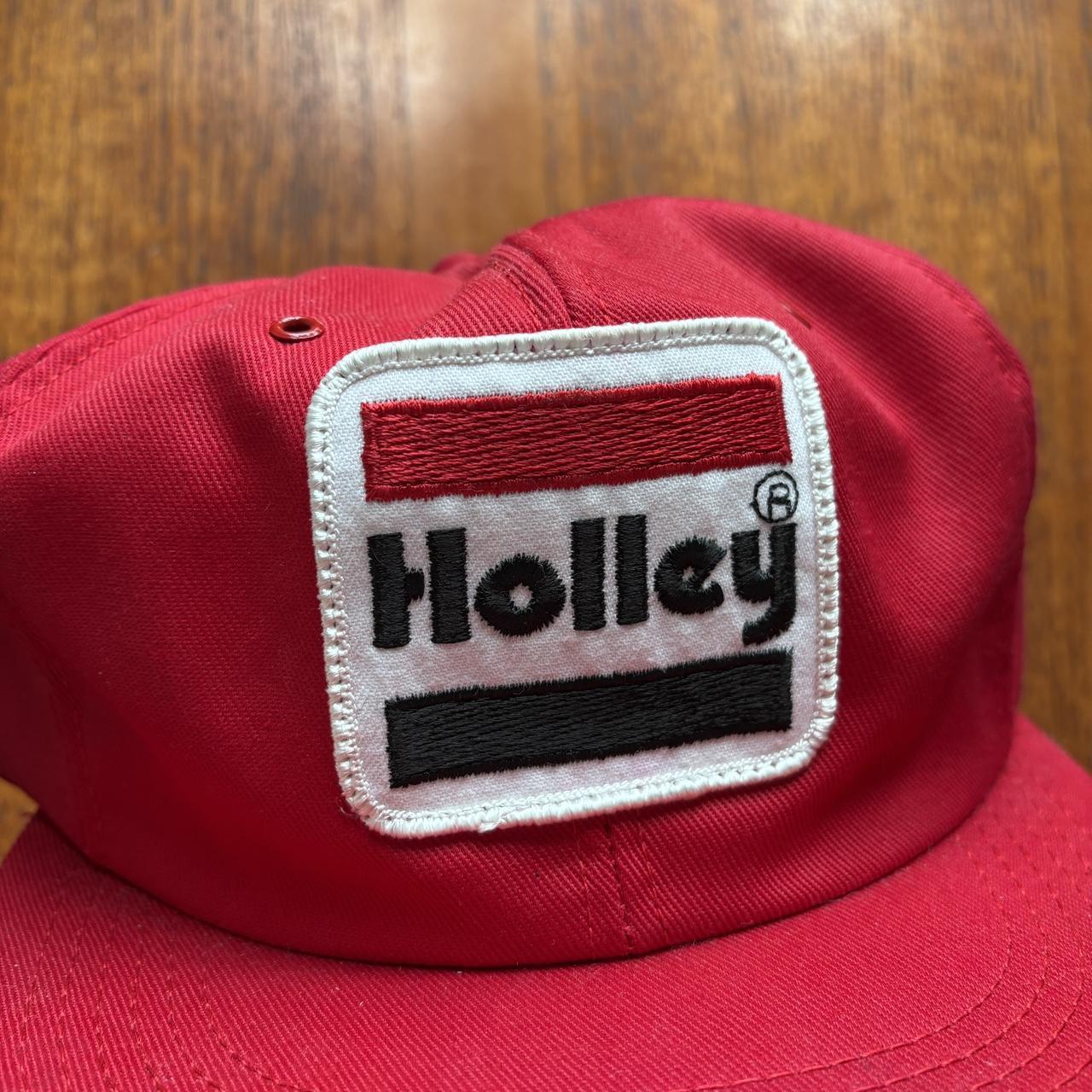 Vintage 90s USA Holley carburetors engine automobile motors graphic cap