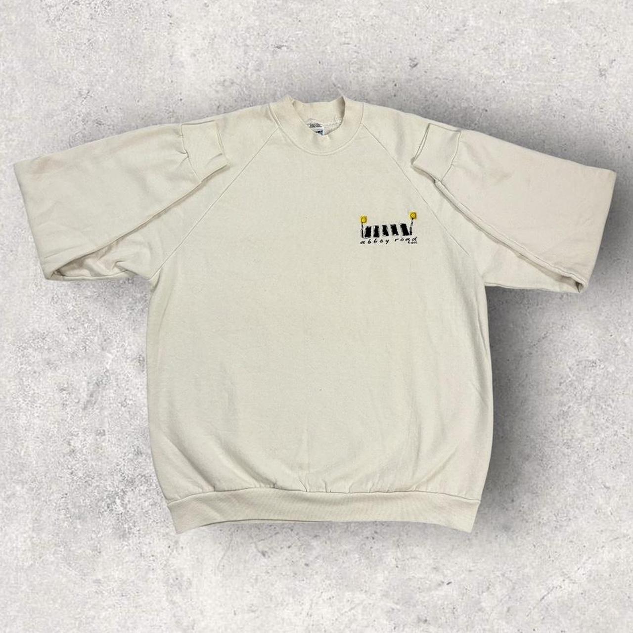 Vintage 90s The Beatles Abbey Road album reissue remastered promotional sweatshirt