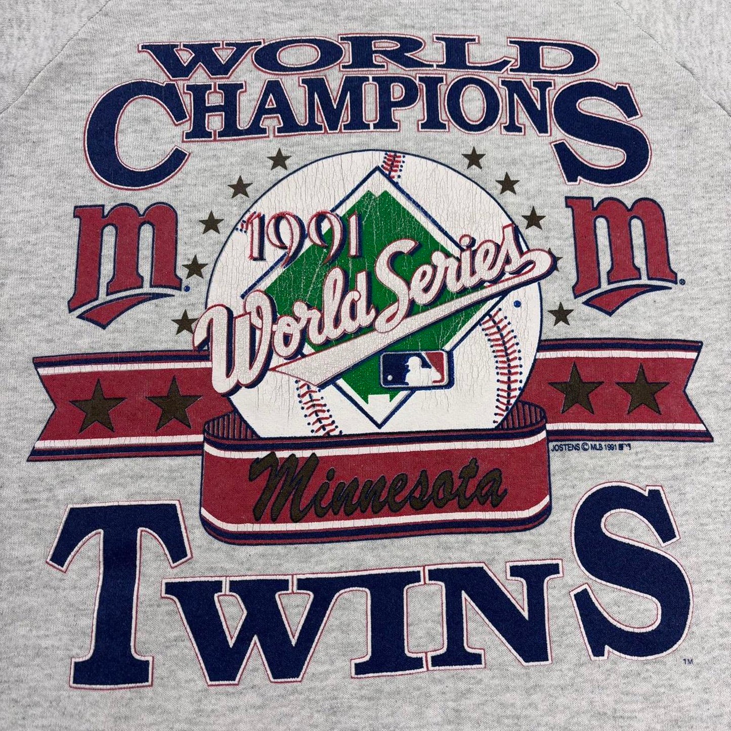 Vintage 90s Minnesota Twins World Series MLB Major League Baseball sweatshirt