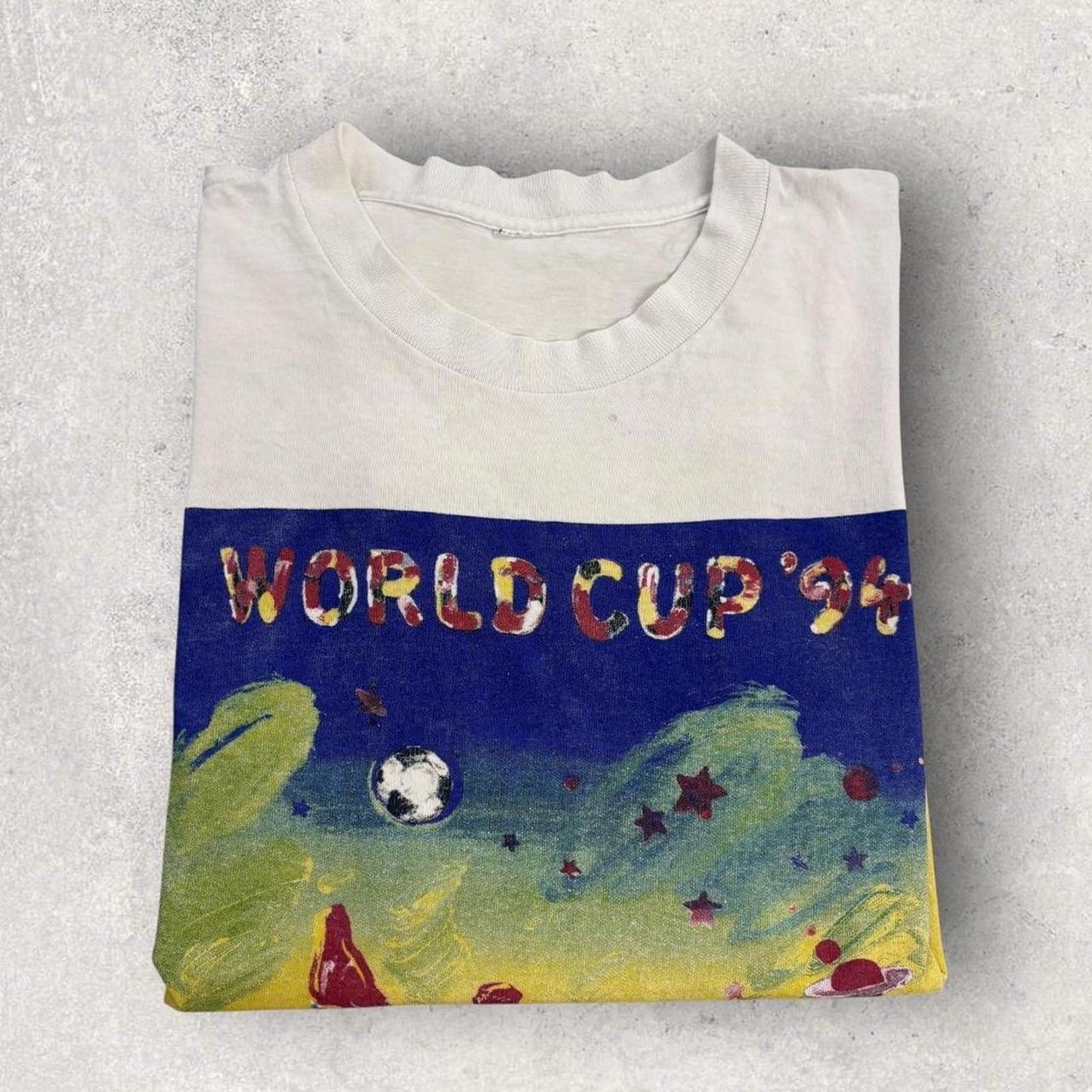 Vintage 90s USA World Cup 94 football tournament graphic t-shirt