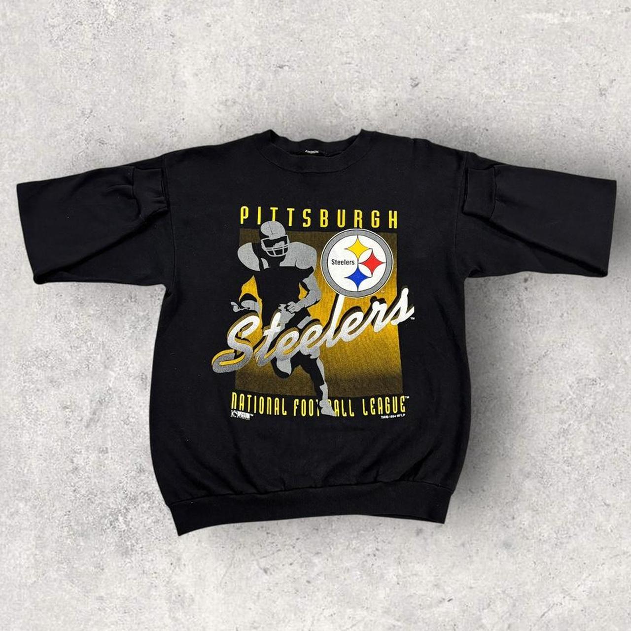 Vintage 90s USA Pittsburgh Steelers NFL American Football graphic sweatshirt