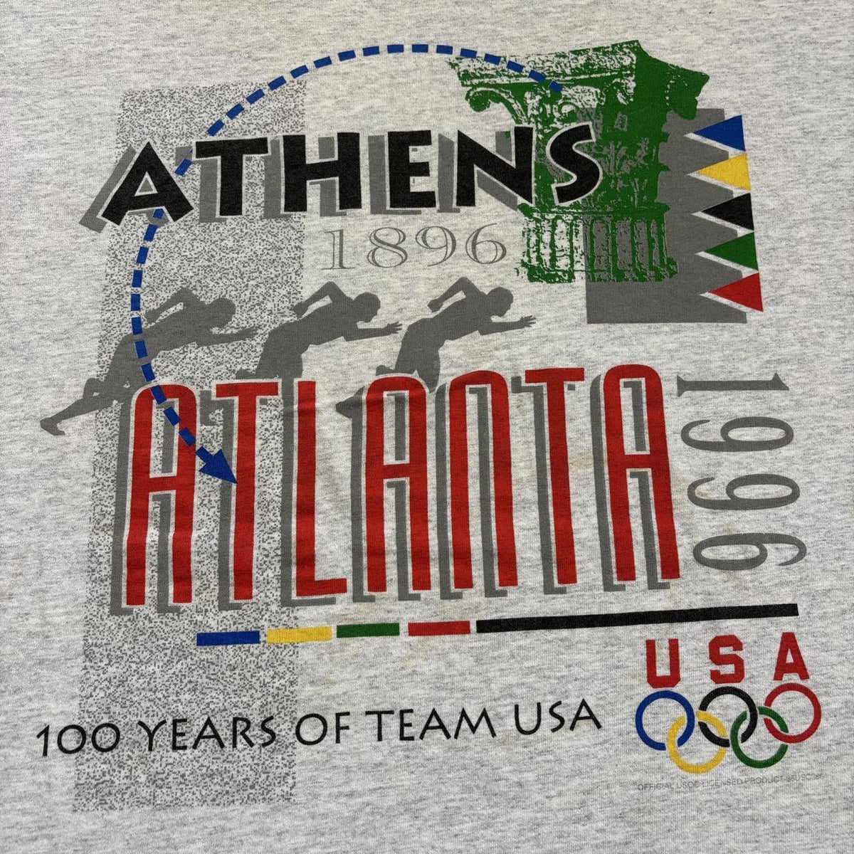 Vintage 90s USA Atlanta Olympics summer games athletics t-shirt