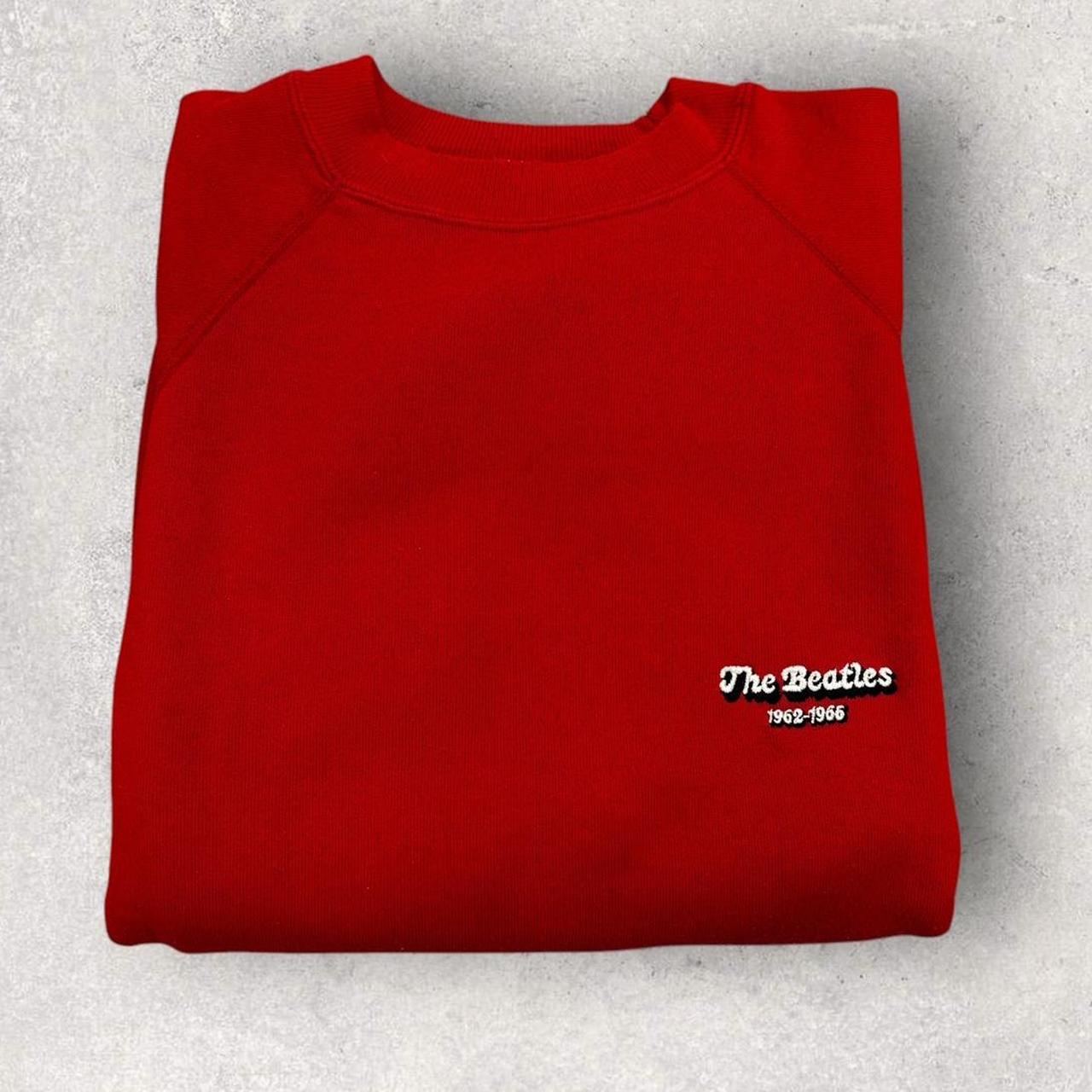 Vintage 90s The Beatles 62-66 The Red Album commemorative anniversary sweatshirt