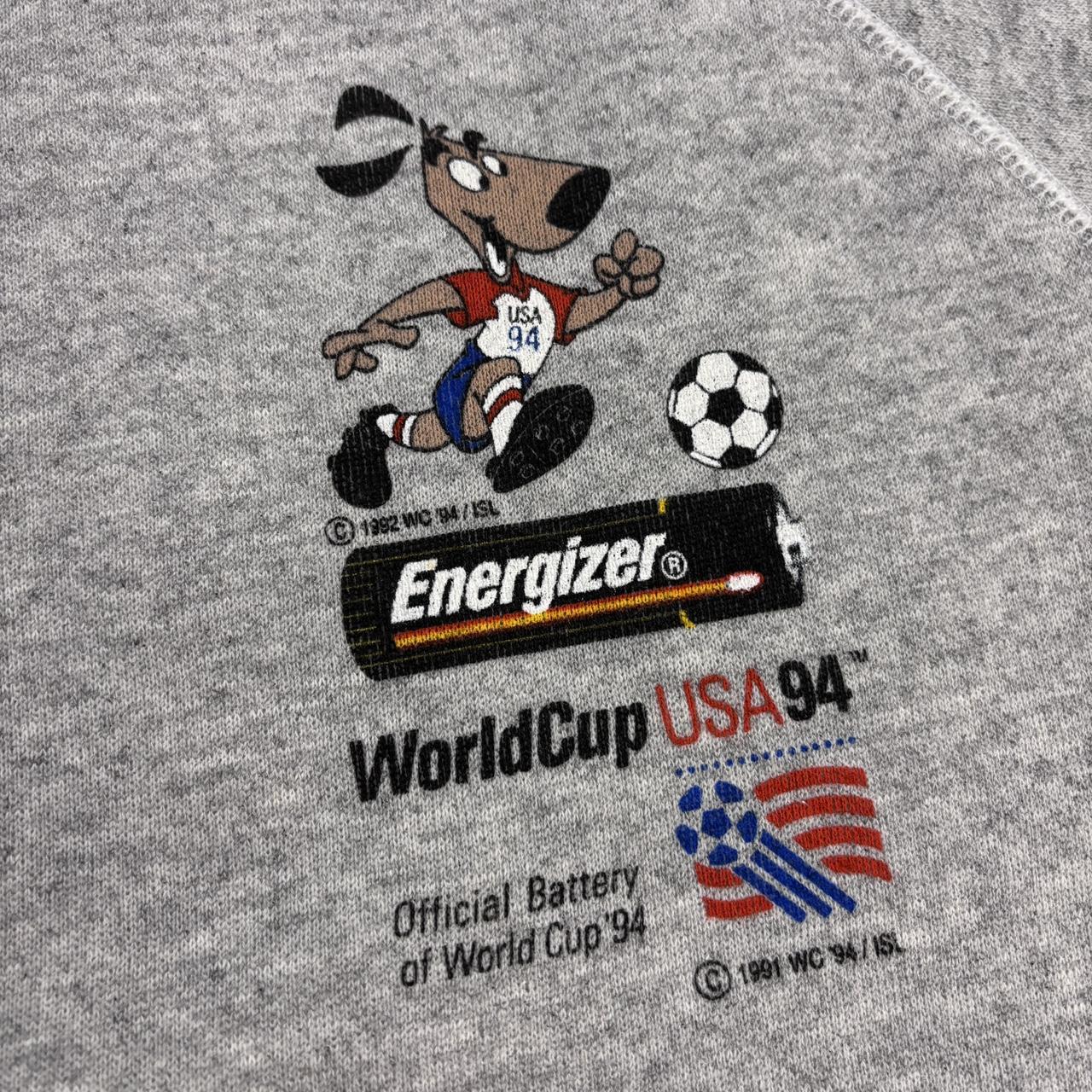 Vintage 90s USA World Cup 94 football tournament energizer graphic sweatshirt