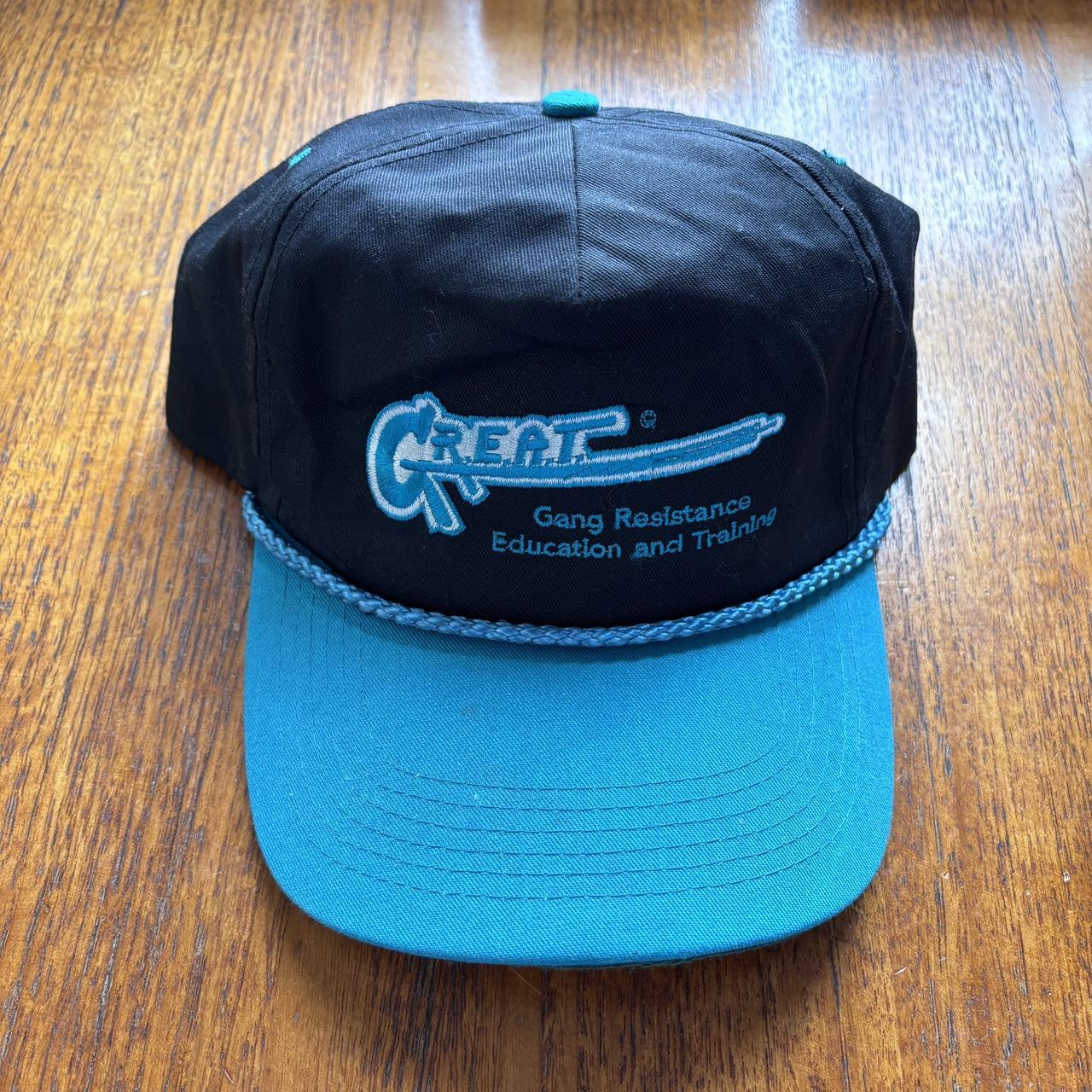 Vintage 90s USA Gang Resistance Education and Training baseball cap