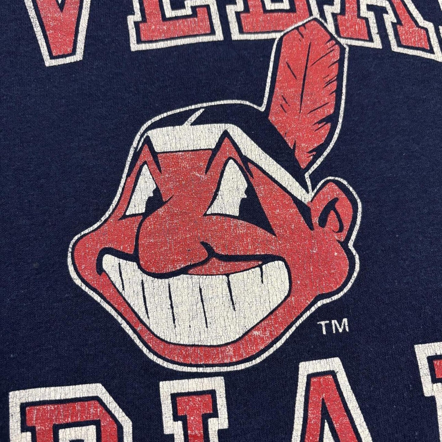 Vintage 90s USA Cleveland Indians MLB baseball t-shirt