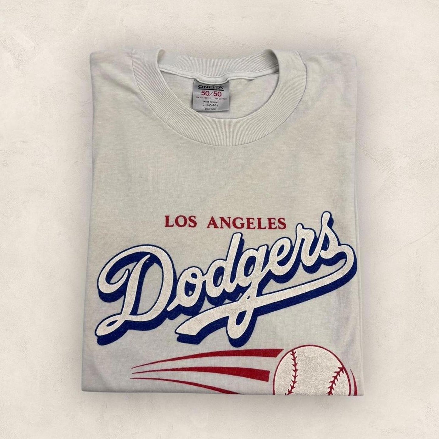 Vintage 90s USA Los Angeles Dodgers MLB baseball graphic t-shirt