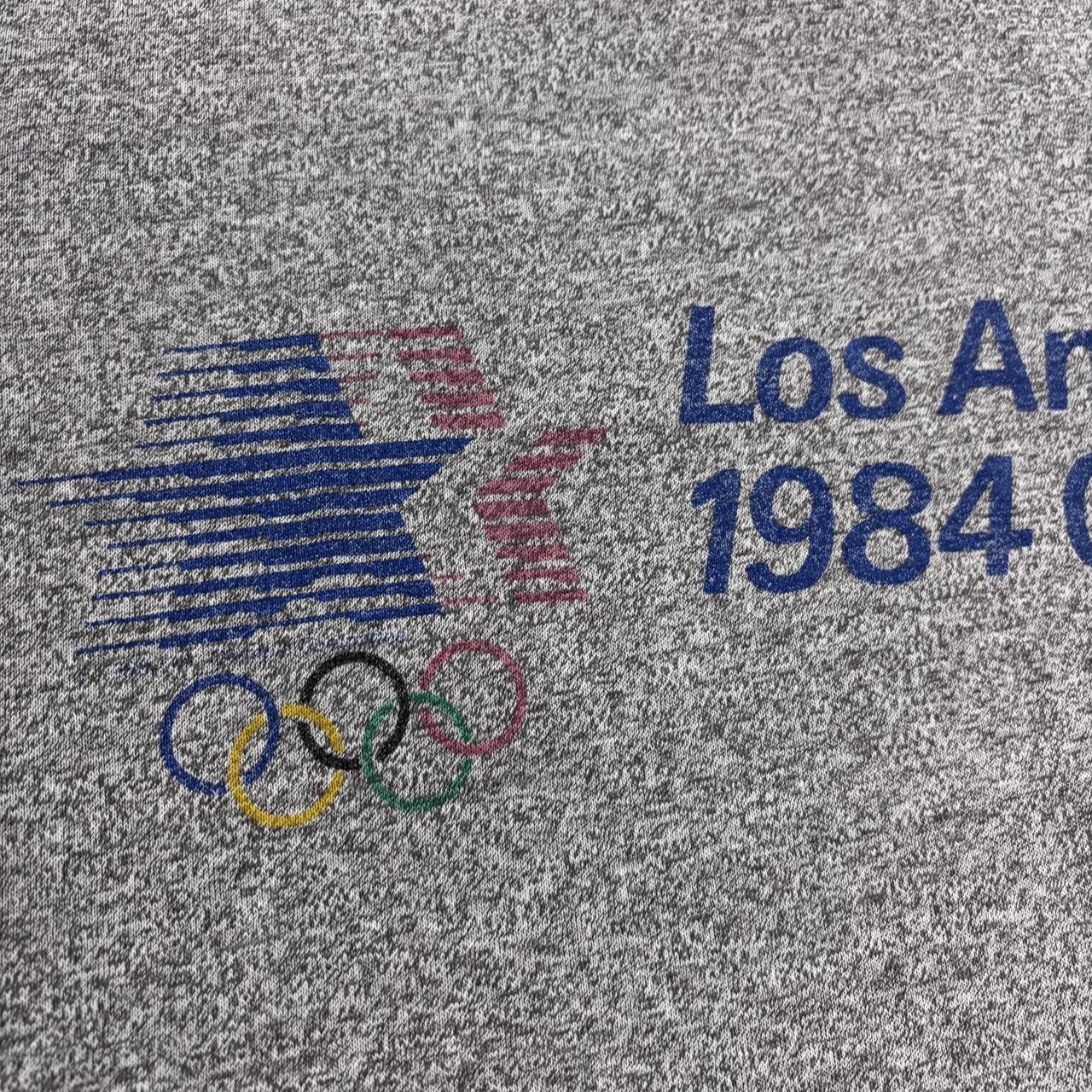 Vintage 80s USA Los Angeles Olympics summer games athletics graphic t-shirt
