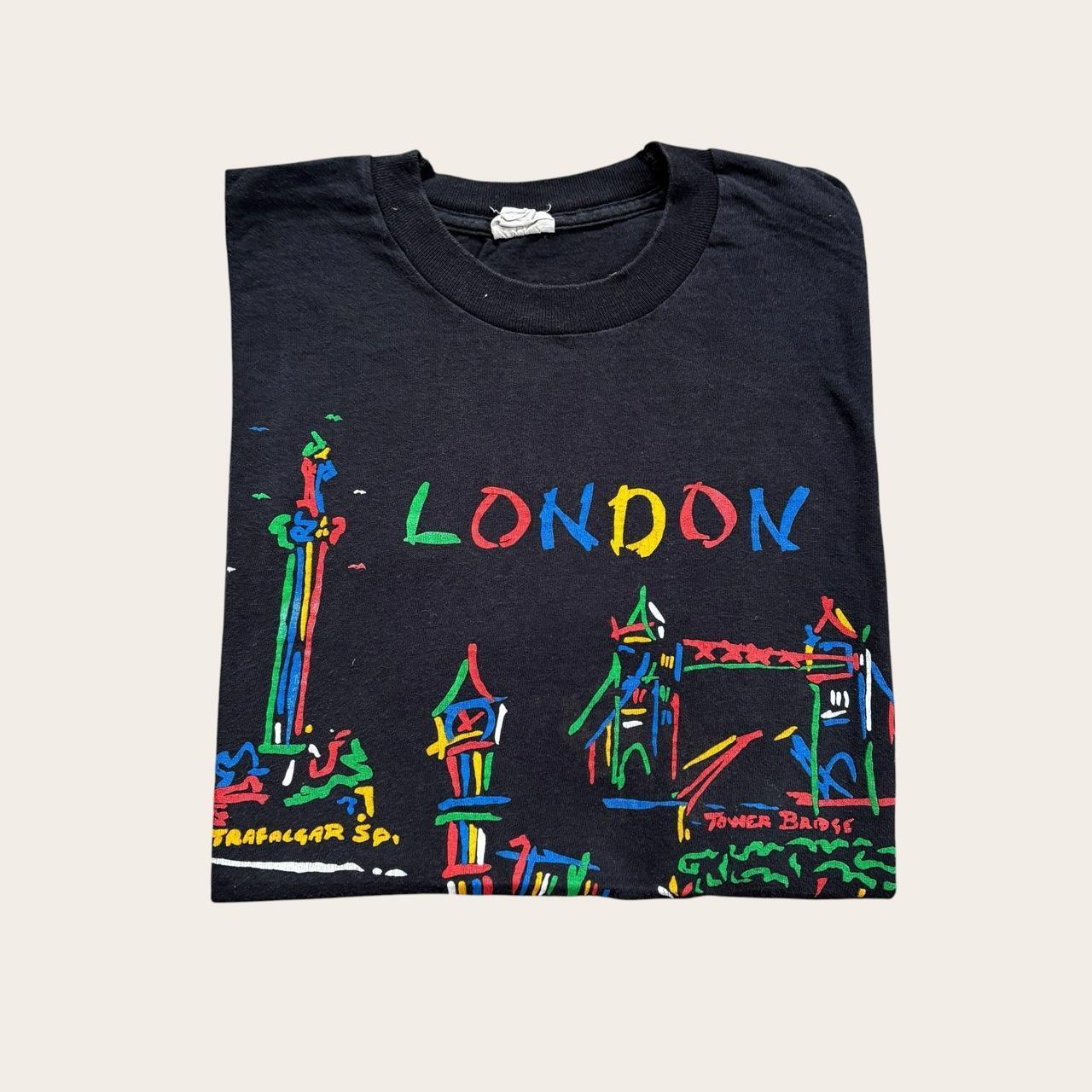 Vintage 90s London landmarks souvenir t-shirt