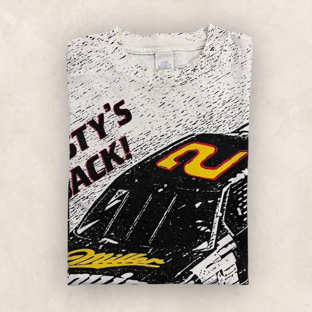 Vintage 90s USA Rusty Wallace NASCAR motorsport AOP graphic t-shirt
