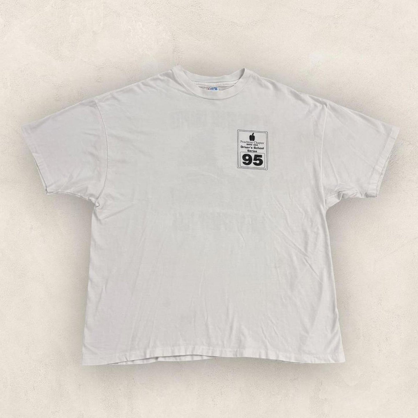 Vintage 90s USA motorsports driving school BMW Peachtree Chapter t-shirt